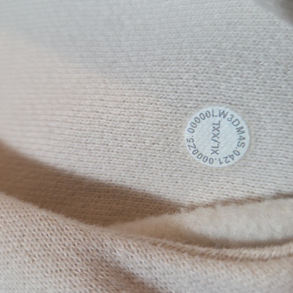 Lululemon Scuba Oversized Half-Zip Hoodie *Natural Ivory Size XL/XXL - Picture 7 of 16